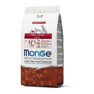 Monge Dog Adult Mini Lamb 7,5kg - MyStetho Veterinary