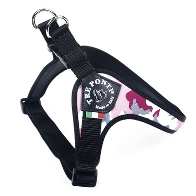 TrePonti Geschirr verstel Pink Camoufl 1
ab 1kg bis 3kg - Brustumfang 28-37cm - MyStetho Veterinary