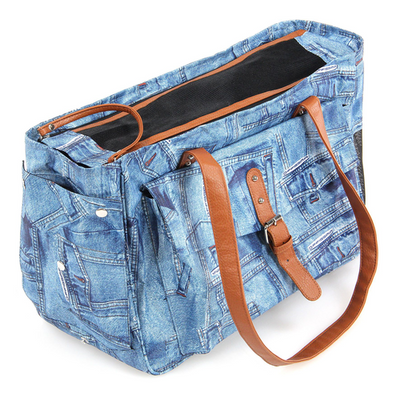 Hund- & Katzen-Tragtasche Jeans blau
42x19x28cm blau, swisspet - MyStetho Veterinary