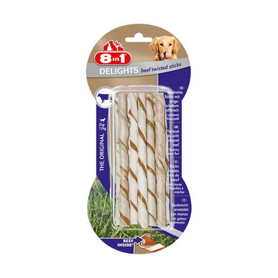 8in1 Delights Twisted Sticks - MyStetho Veterinary