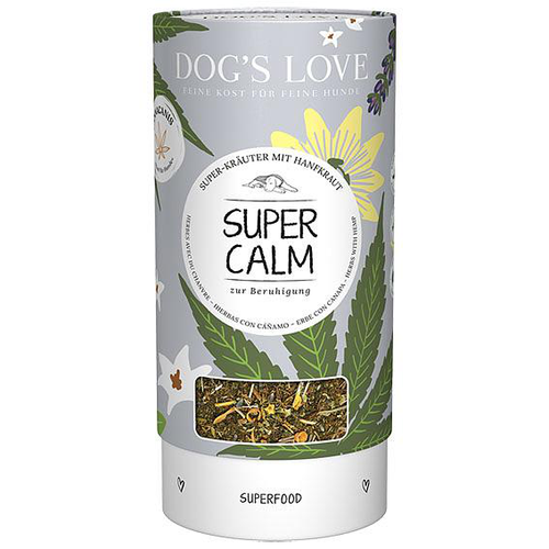 Dog&#039;s Love Super-Calm herbes pour calmer, 70g - MyStetho Veterinary