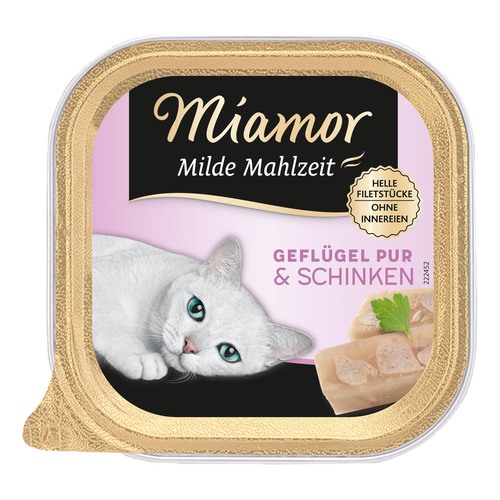 Miamor Milde Mahlzeit poulet &amp; jambon 100g - MyStetho Veterinary