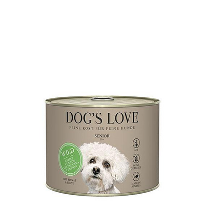 Dog&#039;s Love Senior 10+ Light gibier, épinard &amp; poire, 200g - MyStetho Veterinary