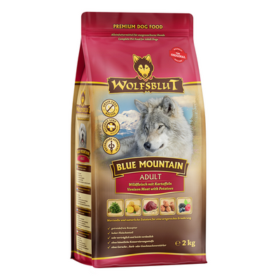 Wolfblut Canine Adult Blue Mountain - gibier avec pomme de terre 2kg - MyStetho Veterinary