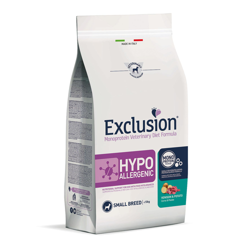 Exclusion Dog VET Adu. Small Venison 2kg - MyStetho Veterinary