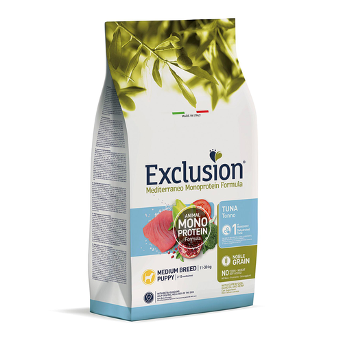 Exclusion Mediterraneo Puppy Medium, Tuna - MyStetho Veterinary