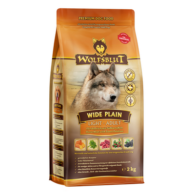 Wolfblut Canine Adult Light Wide Plain - cheval avec patate douce 2kg - MyStetho Veterinary