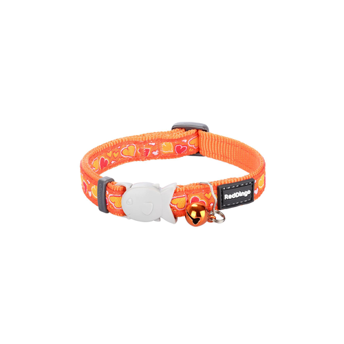 RedDingo RougeDingo Collier pour chat Breezy Love Orange - XS - MyStetho Veterinary