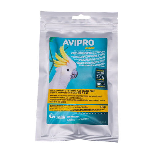 Avipro Avian 100g poudre avec mesurette - MyStetho Veterinary