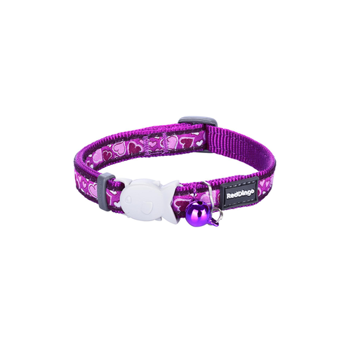 RedDingo RougeDingo Collier pour chat Breezy Love Violet - XS - MyStetho Veterinary