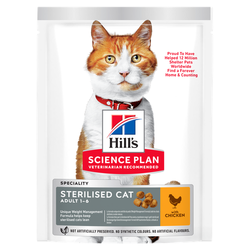 Hill's Science Plan Sterilised Cat Adult Chicken 10 kg - MyStetho Veterinary