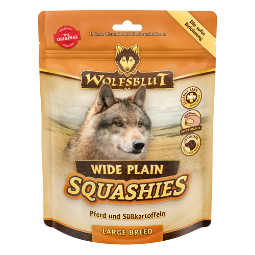 Wolfblut Canine Squashies Large Breed Wide Plain - cheval avec patate douce 300g - MyStetho Veterinary