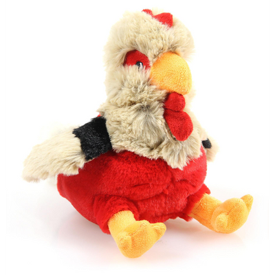 Swisspet Coq en peluche, brun clair/rouge, 29x16x8cm - MyStetho Veterinary