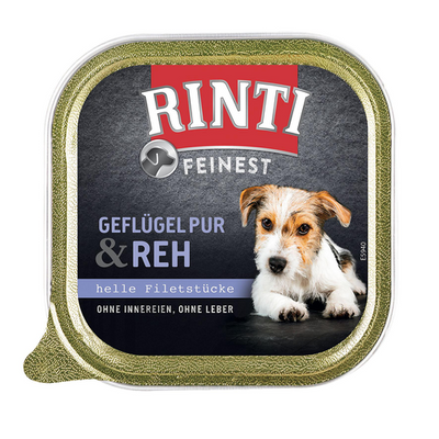 Rinti Volaille et chevreuil 150g Feinest - MyStetho Veterinary