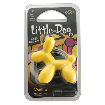 Little Dog Air Freshener, vanilla jaune - MyStetho Veterinary