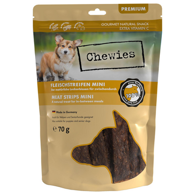 Chewies Mini bandes bœuf 70g - MyStetho Veterinary