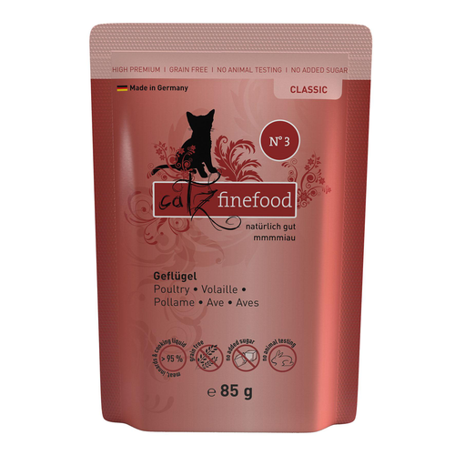 Catz Finefood No. 3 avec volaille, 85g - MyStetho Veterinary