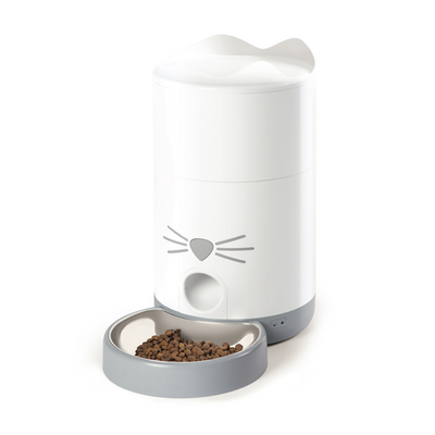 Catit Pixi Smart Feeder Futterautomat für Katzen in weiss - MyStetho Veterinary