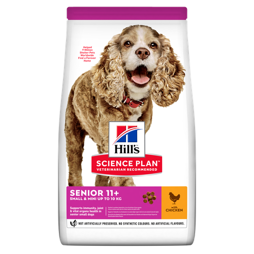 Hill's Science Plan Small & Mini Senior 11+ Chicken 1.5 kg - MyStetho Veterinary