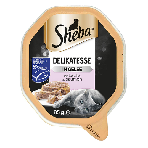 Sheba Délicatesse en Gelée saumon, 85g - MyStetho Veterinary