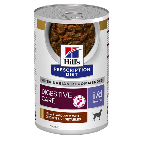 Hill's Prescription Diet i/d Low Fat with Vegetables and chicken stew can 354 g - MyStetho Veterinary