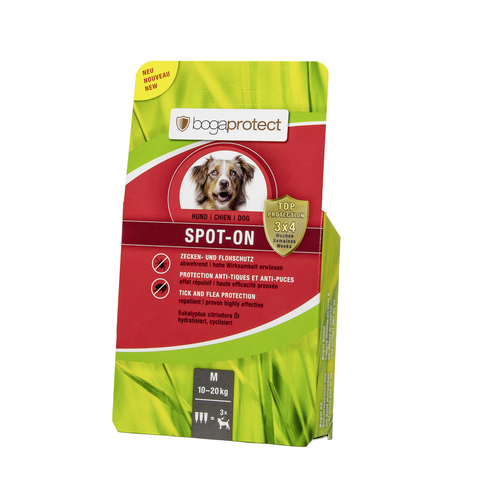 bogaprotect Spot-On anti-parasitaire M pour chiens 3 x 2.2 ml - MyStetho Veterinary