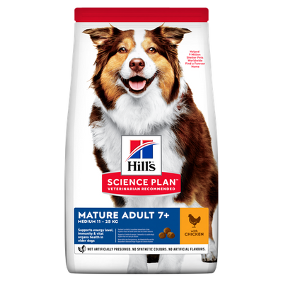 Hill's Science Plan Medium Mature Adult 7+ Chicken 14 kg - MyStetho Veterinary