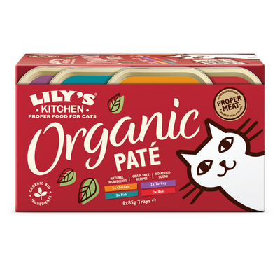 Lily's Kitchen Organic Paté Multipack  (8x85g) - MyStetho Veterinary