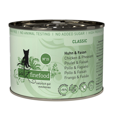 Catz Finefood No. 15 avec poulet &amp; faisan, 200g - MyStetho Veterinary