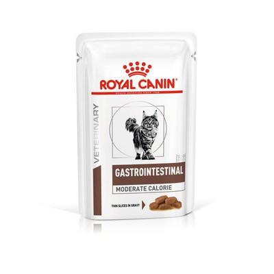 Royal Canin GASTROINTESTINAL MODERATE CALORIE Thin Slices in Gravy 85 g - MyStetho Veterinary