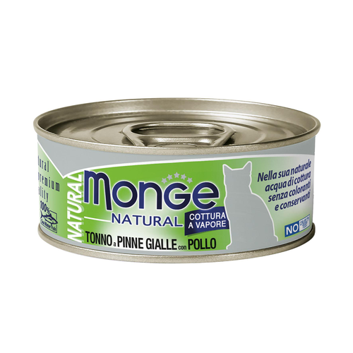 Monge Nat. Cat Ad. Pac. Tuna&amp;Chicken 80g - MyStetho Veterinary