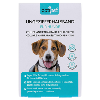 Optipet collier anti-vermine pour chiens, noir - MyStetho Veterinary