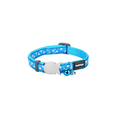 RedDingo RougeDingo collier pour chat Stars White on Turquoi - XS - MyStetho Veterinary