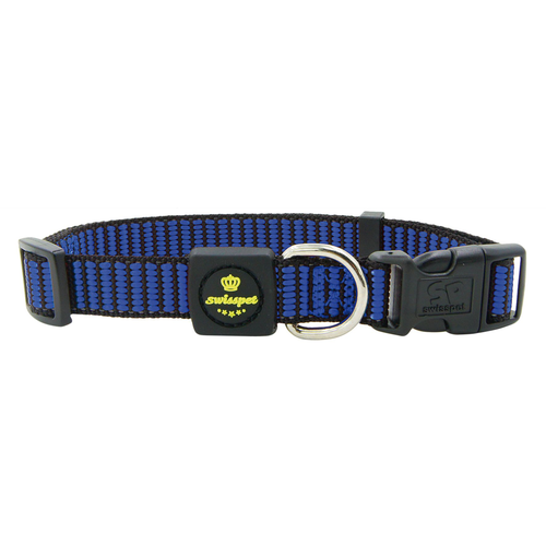 SP Halsband City Dog Gr. L, blau B=25mm, L=45-68cm - MyStetho Veterinary