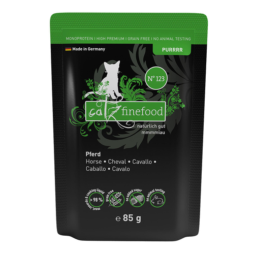 Catz Finefood Purrrr No. 123 avec cheval, 85g - MyStetho Veterinary