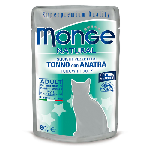 Monge Natural Cat Thon avec canard - MyStetho Veterinary