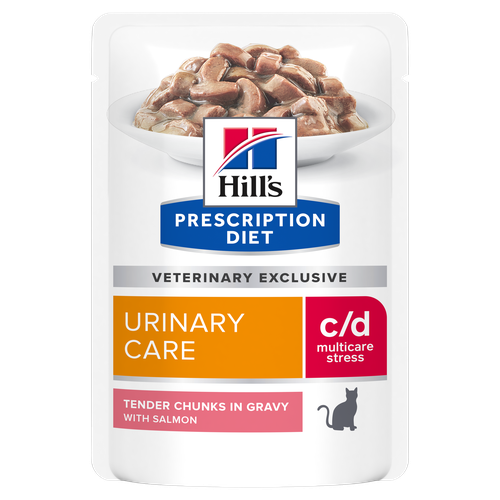 Hill's Prescription Diet c/d Multicare Stress Salmon 85 g - MyStetho Veterinary