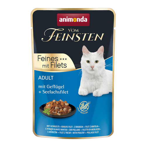 Animonda Vom Feinsten Volaille &amp; filet de colin, 85g - MyStetho Veterinary