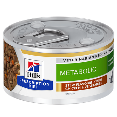 Hill's Prescription Diet Metabolic with Vegetables and chicken stew can 82 g - MyStetho Veterinary