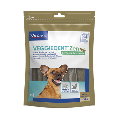 Veggiedent Zen chiens XS (< 5 kg) 15 pièces - MyStetho Veterinary