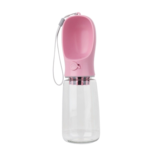 Wasserspender Holiday mit Filter 550ml, H=27x7.5x7.5cm pink, swisspet - MyStetho Veterinary