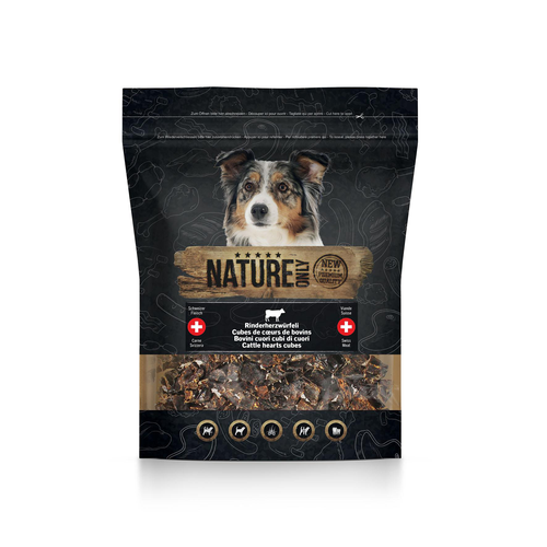 Nature Only Cubes cœurs de bœuf, 380g - MyStetho Veterinary