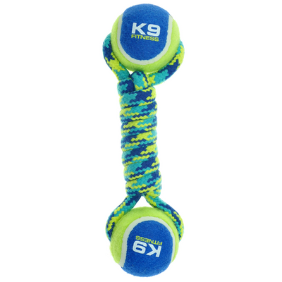 Zeus K9 Fitness Double Ball Rope Dumbbell Spielzeug für Hunde - MyStetho Veterinary