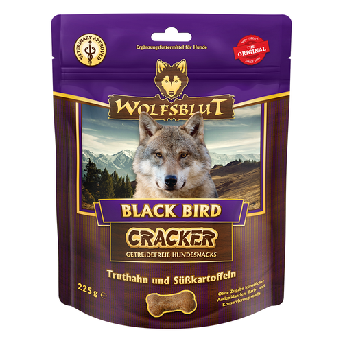 Wolfblut Canine Cracker Black Bird - dinde avec patate douce 225g - MyStetho Veterinary