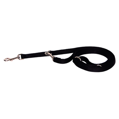 Laisse 3 pos. noir 2 cm x 1.8 m - MyStetho Veterinary