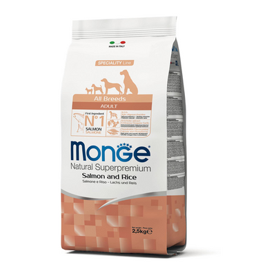 Monge Dog Adult A.B. Salmon 2,5kg - MyStetho Veterinary