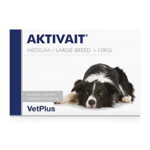 AKTIVAIT für Hunde >10 kg (Medium & Large) - 60 capsules - MyStetho Veterinary