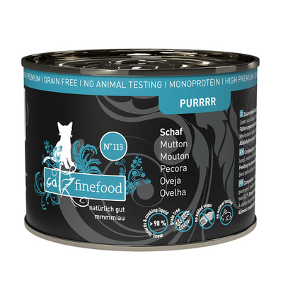 Catz Finefood Purrrr No. 113 avec mouton, 200g - MyStetho Veterinary