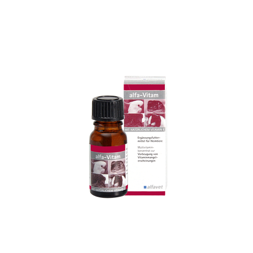 Alfa-Vitam 10ml Flacon en verre - MyStetho Veterinary