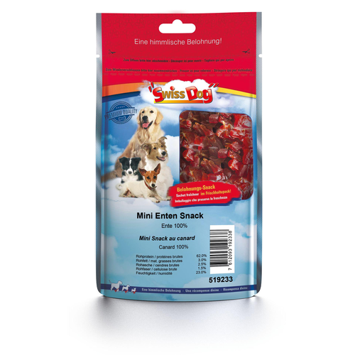 SwissDog Mini-Snack canard - MyStetho Veterinary